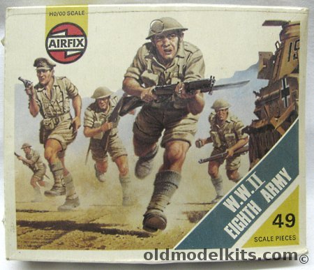 Airfix 1/87 British Eighth Army World War II, 01709-3 plastic model kit